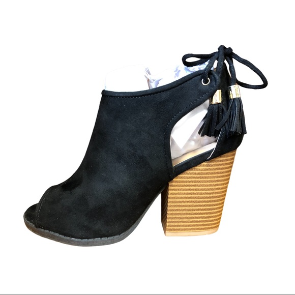 qupid open side booties